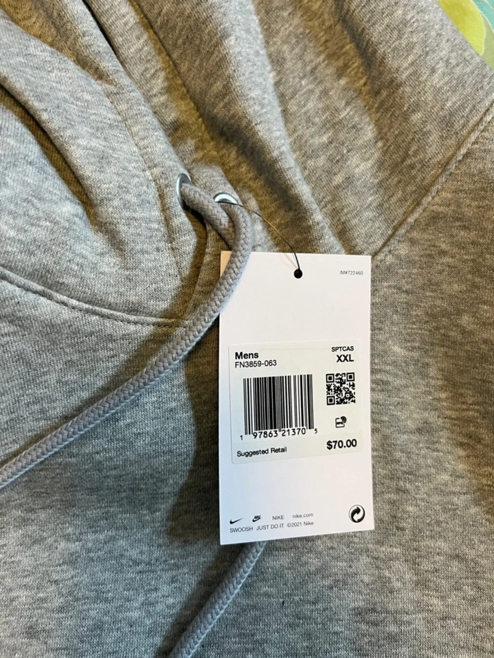 Grey Nike hooded sweatshirt - Picture 3 of 3